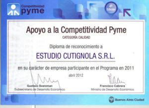 Certificado Premio GCBA Estudio Cutignola-bc